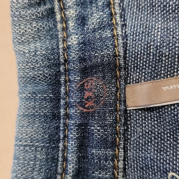 RARE Vintage MaxAzria Size XXS Denim Sleeveless Vest, Gently Used Condition - Picture 10 of 11